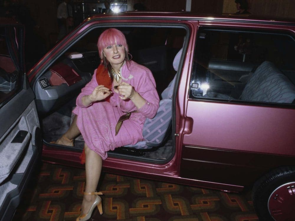 Zandra Rhodes nel 1985