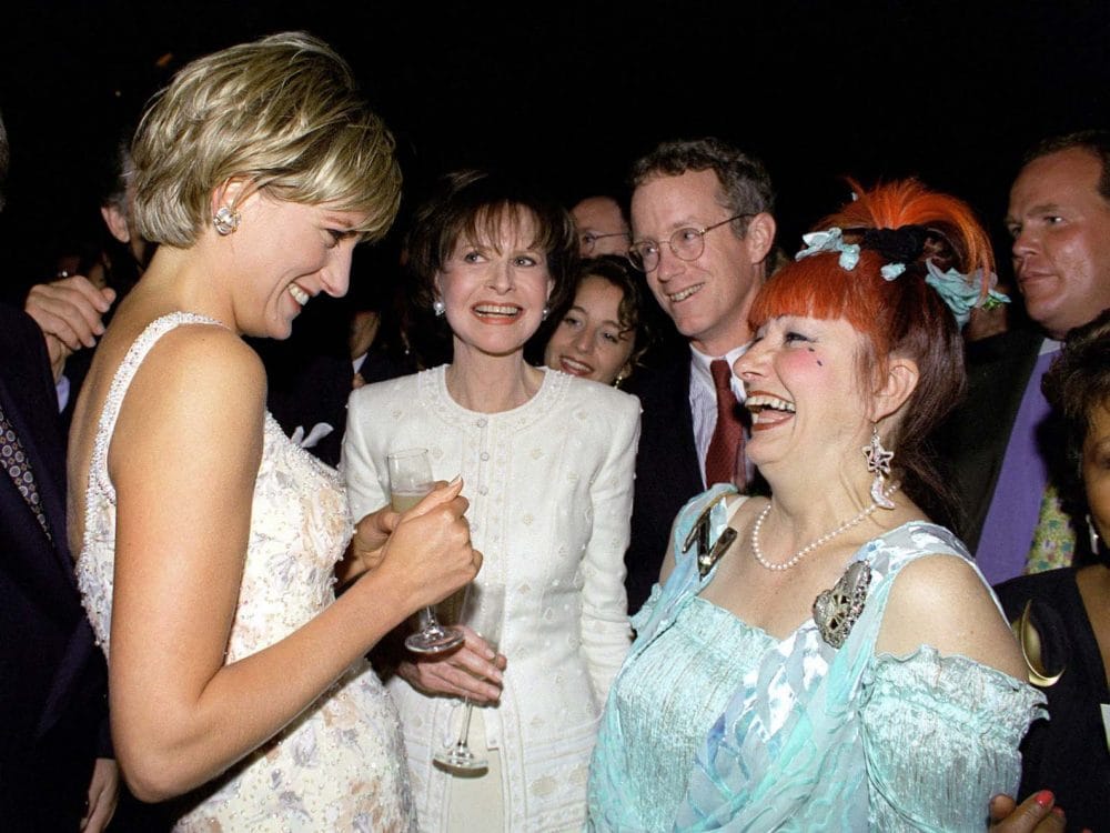 Insieme a Diana Spencer nel 1997