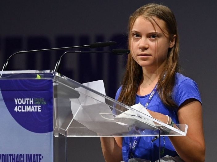 Greta Thunberg Youth4Climate a Milano