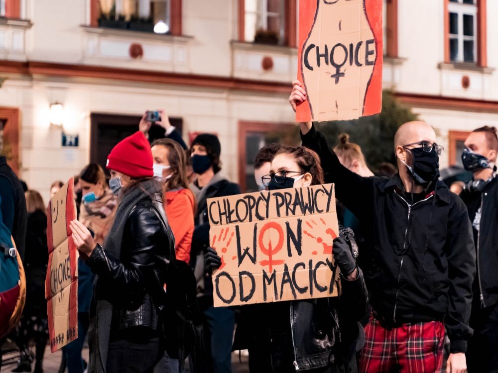 manifestazione aborto polonia