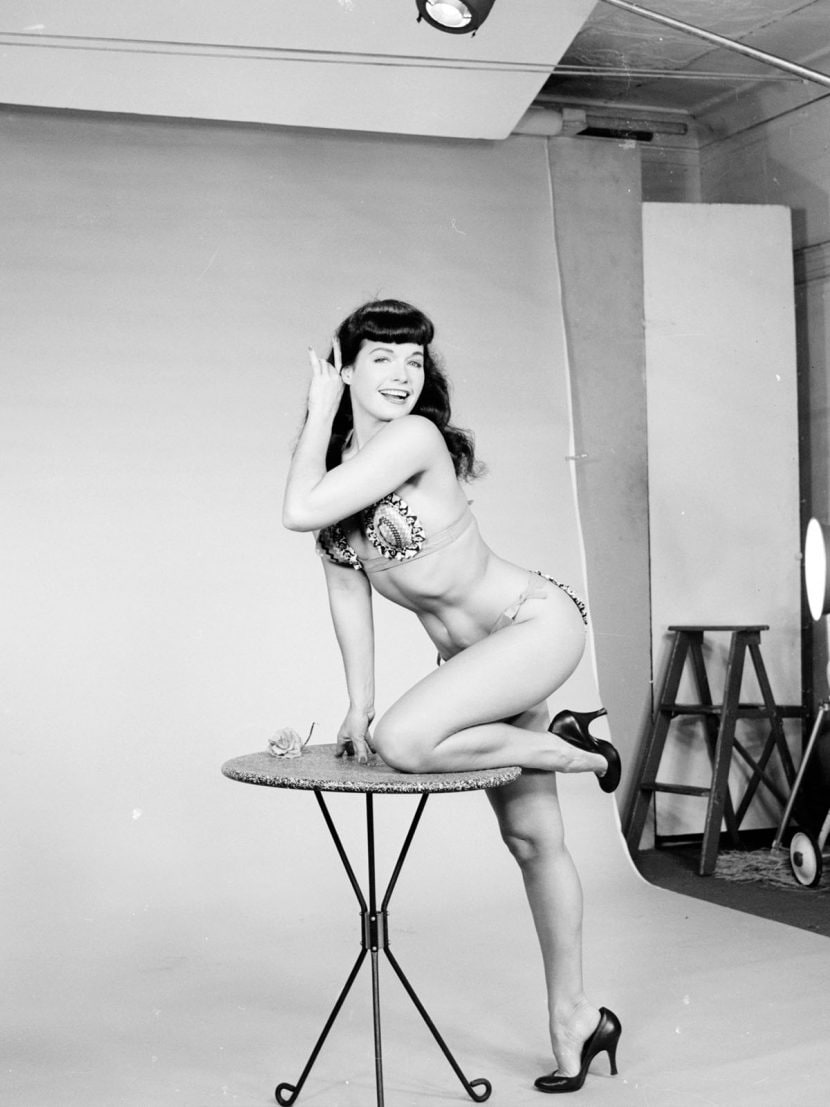 Bettie page star di playboy