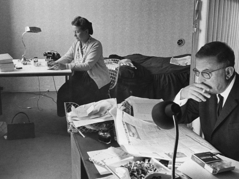 Simone de Beauvoir e  Jean-Paul Sartre, 1964