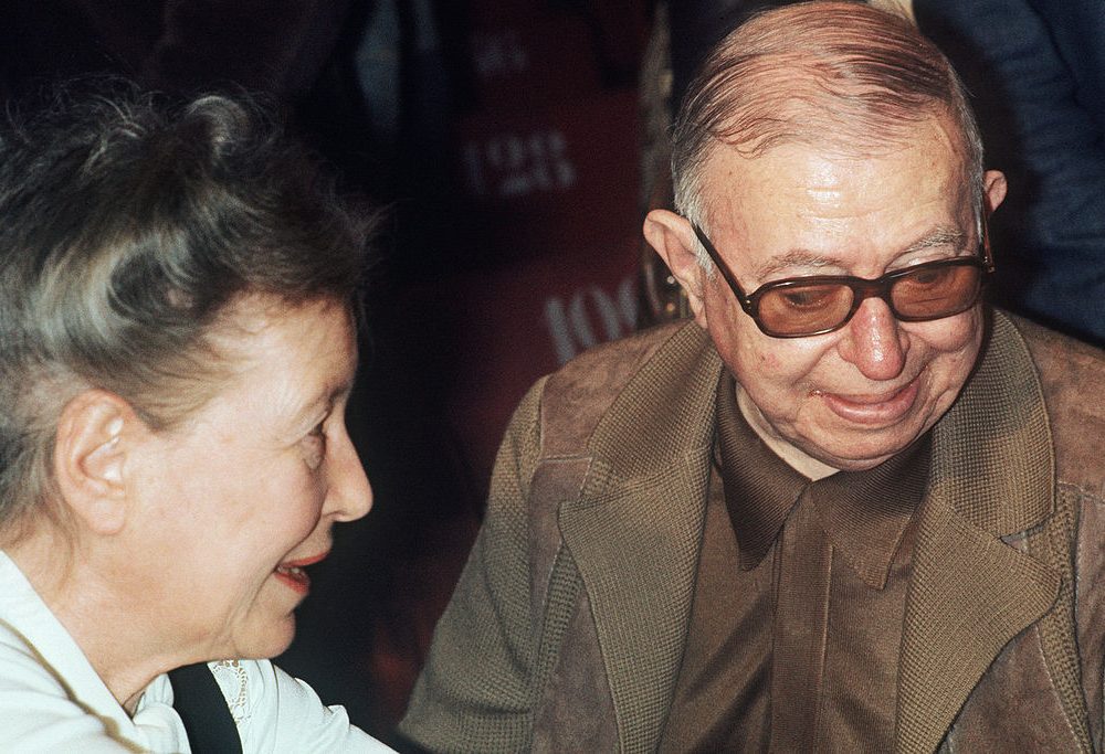 Simone de Beauvoir e Jean-Paul Sartre, 1977