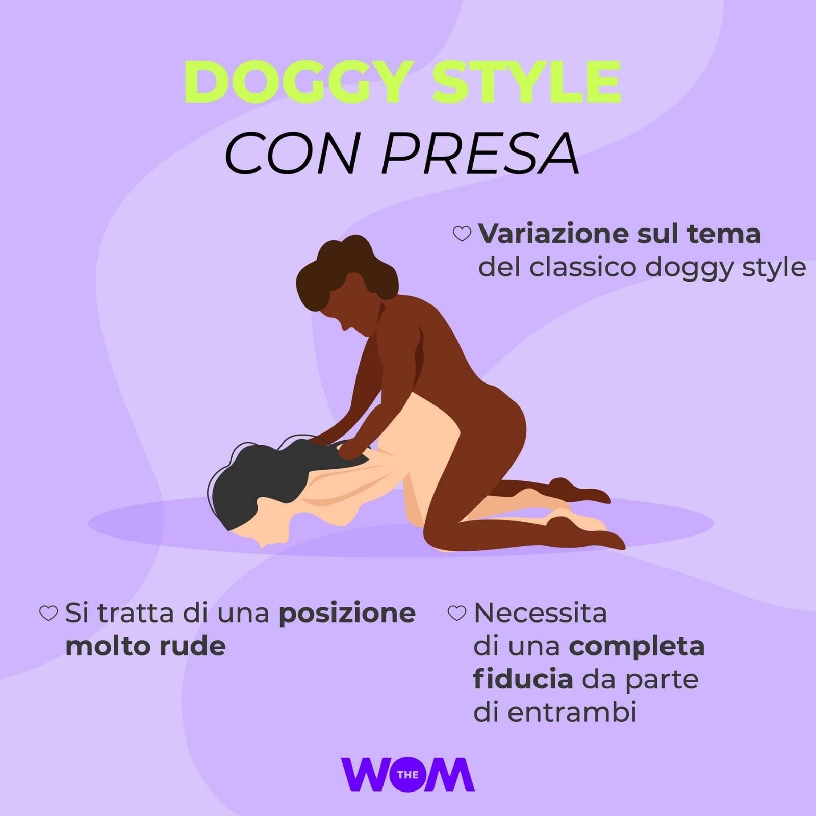 Posizione Kamasutra del doggy style con presa - The Wom