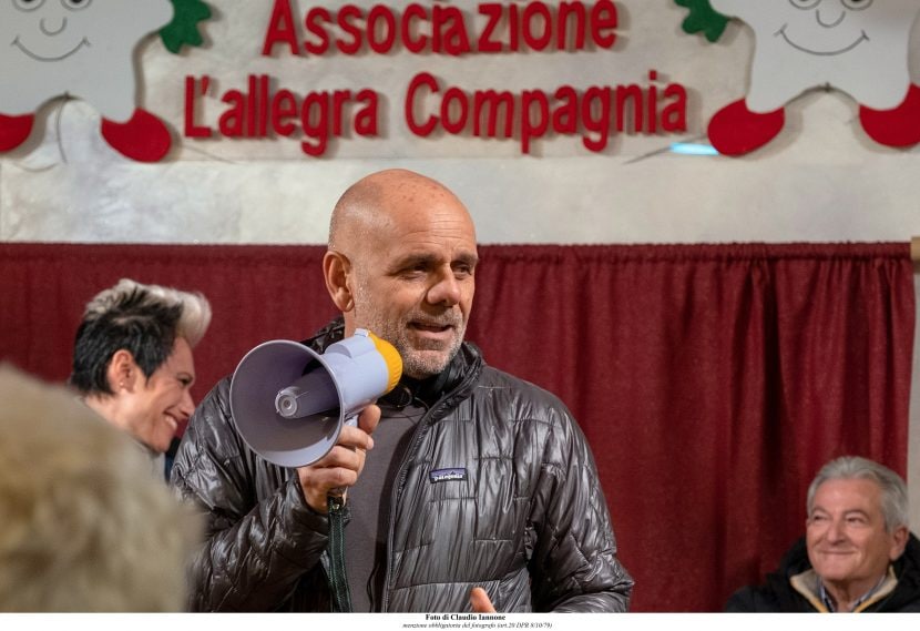 Riccardo Milani sul set di Corro da te.