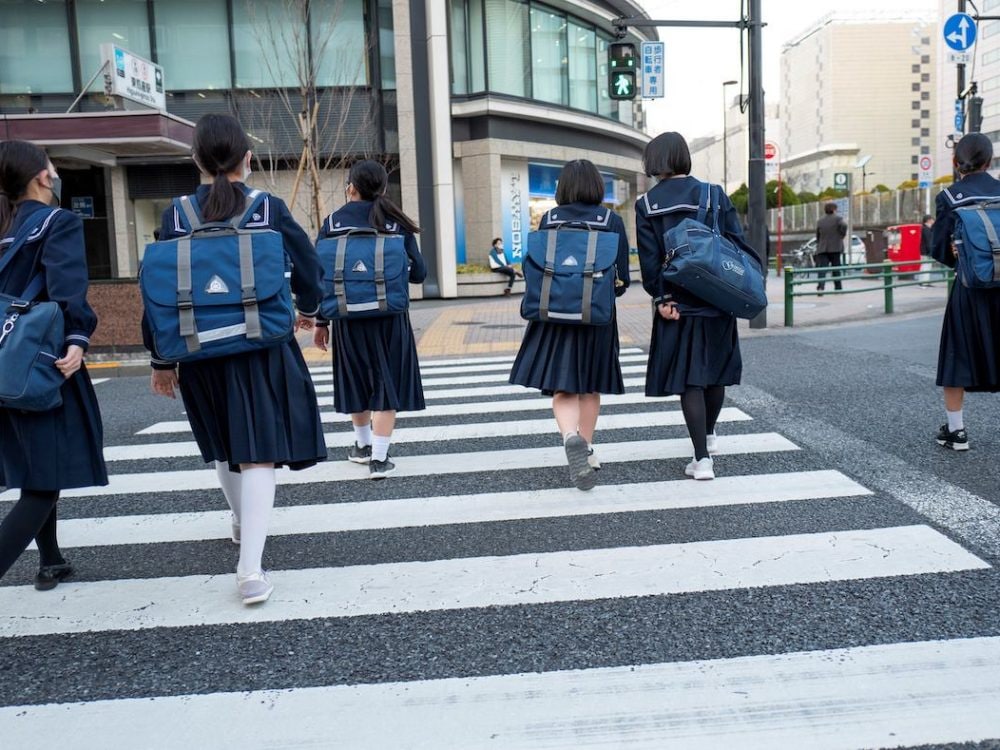 Una scolaresca a Tokyo