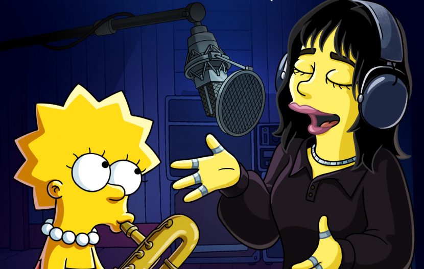 Lisa Simpson e Billie Eilish.