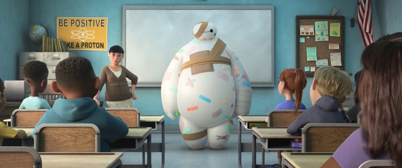 Una scena di Baymax.