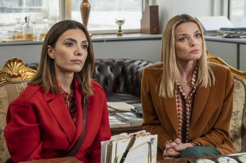 Serena Rossi e Christiane Filangieri nella serie tv di Rai 1 Mina Settembre 2.