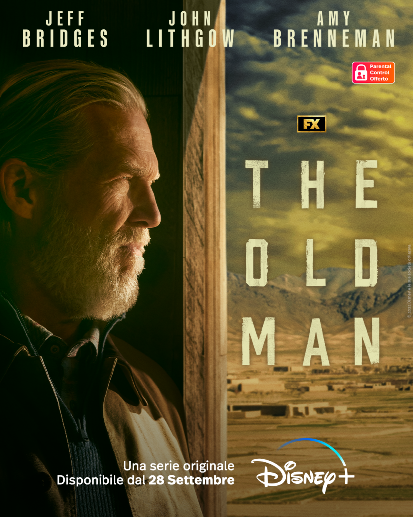 Il poster italiano della serie tv The Old Man.