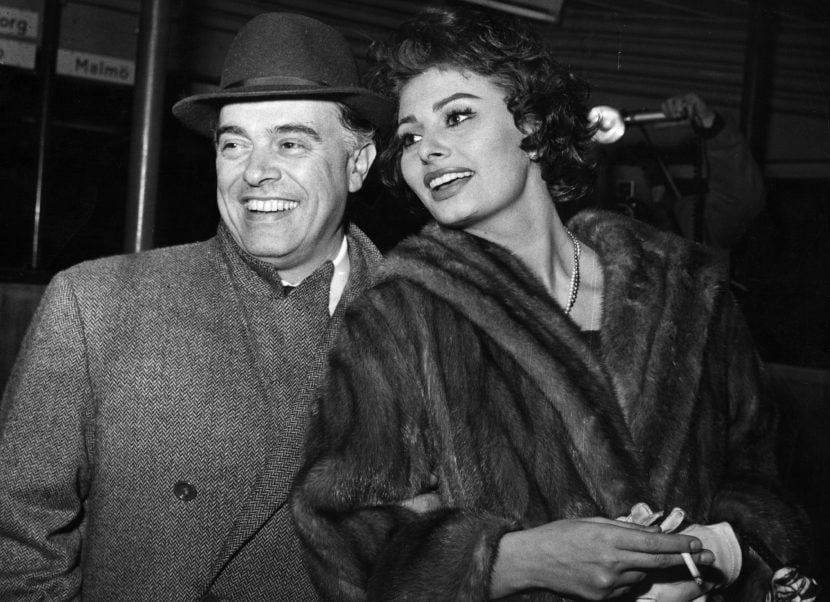 Carlo Ponti e Sophia Loren.