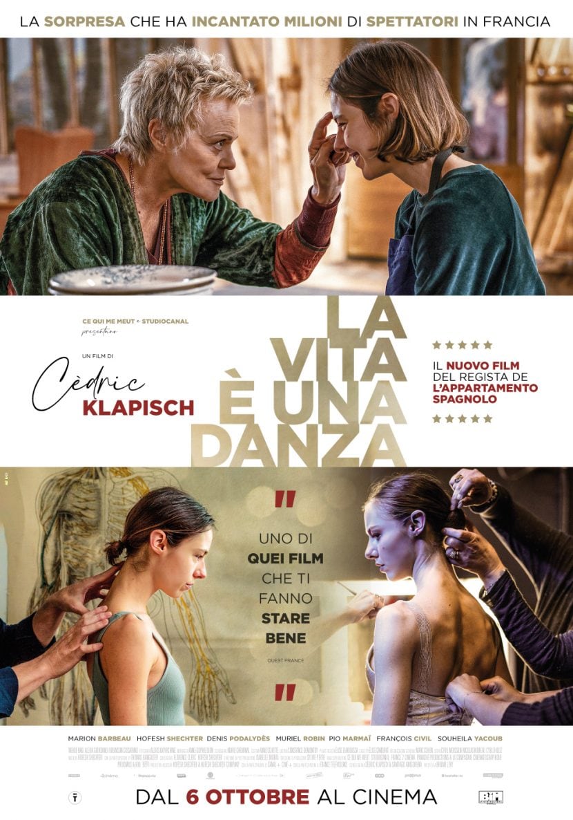 Il poster del film La vita è una danza.