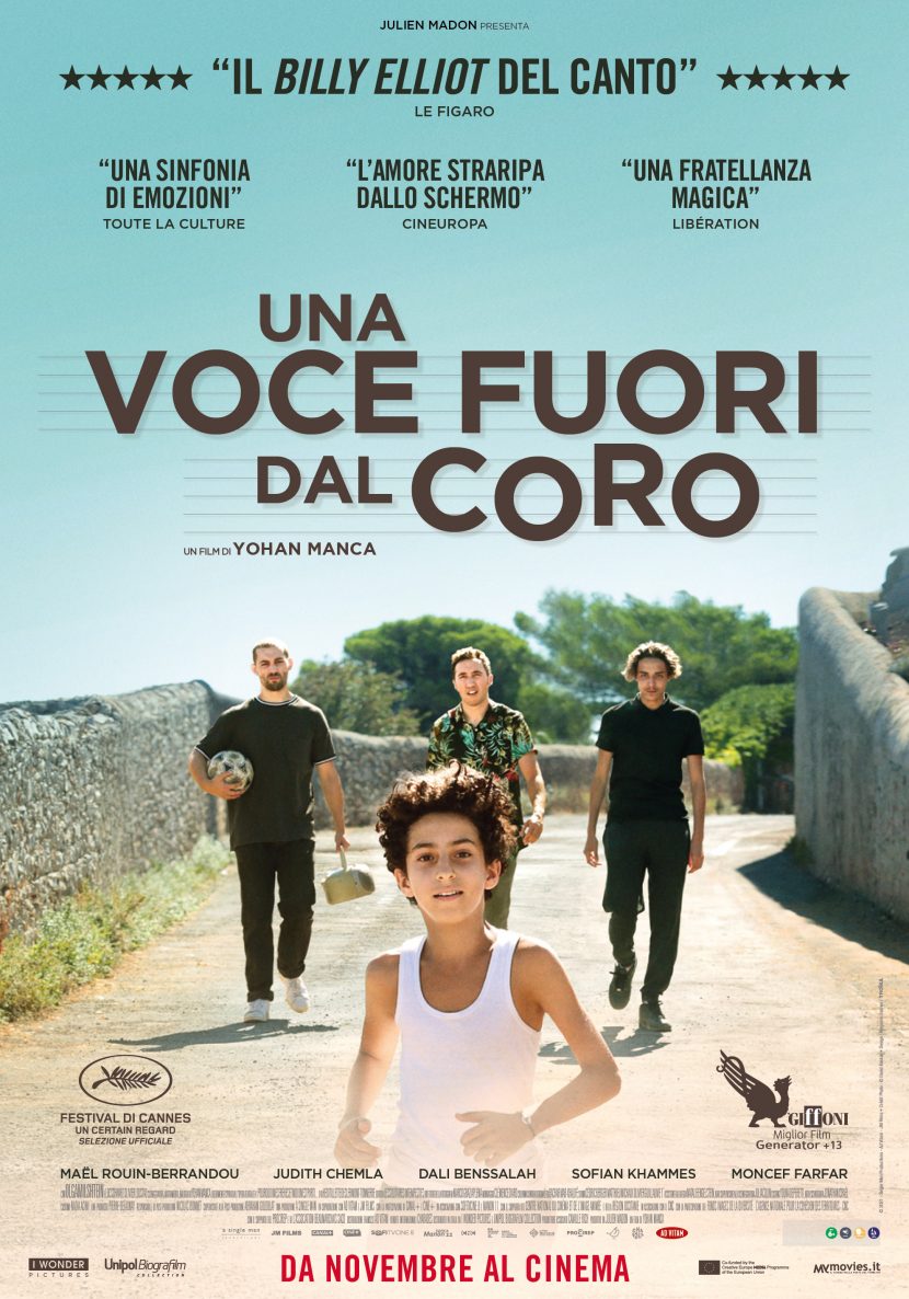 Il poster del film Una voce fuori dal coro.