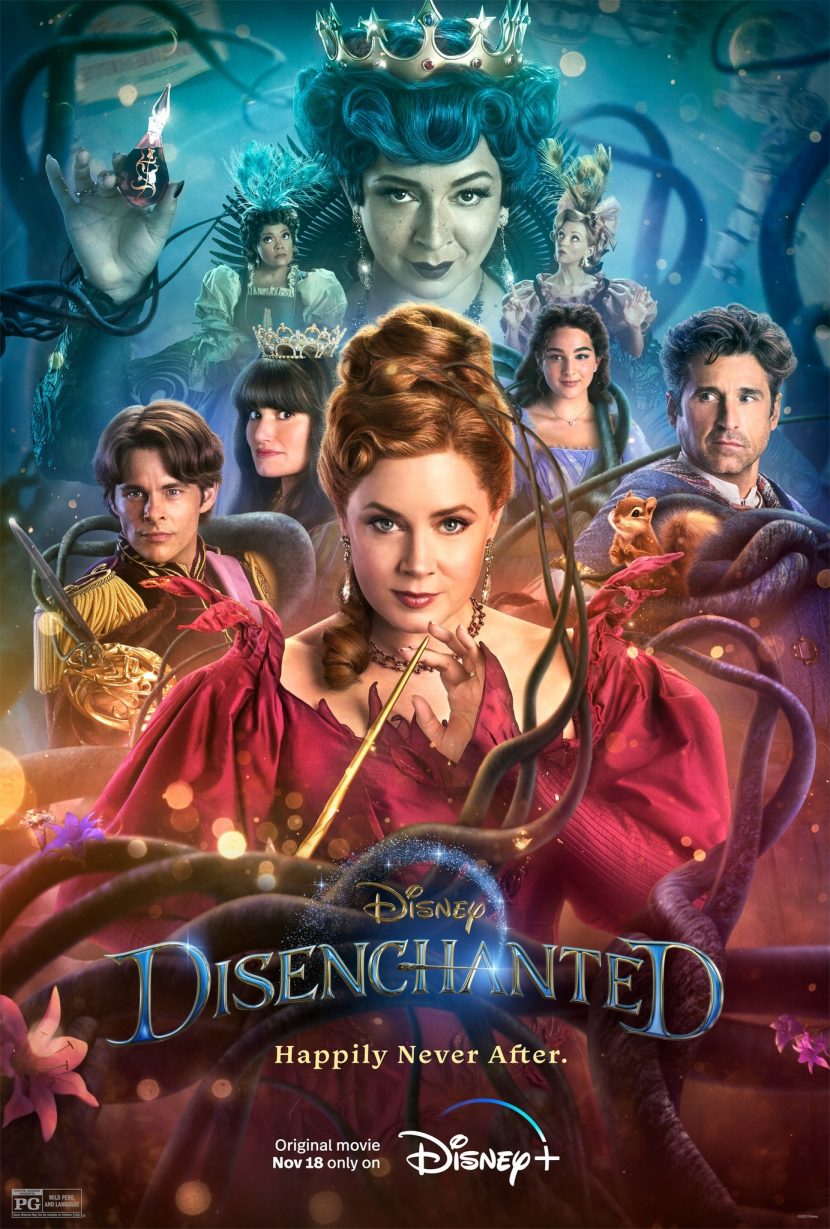 Il poster originale del film Disney+ Come per disincanto.