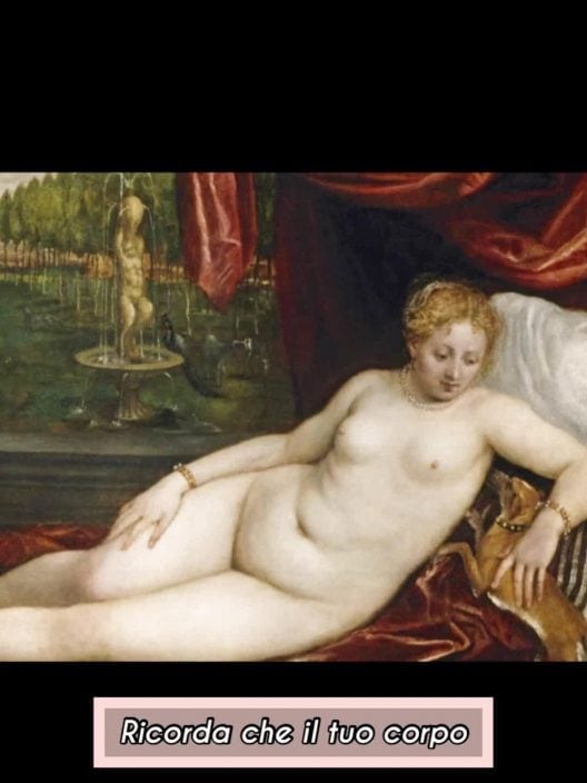 Il Tuo Corpo È Un’opera D’arte