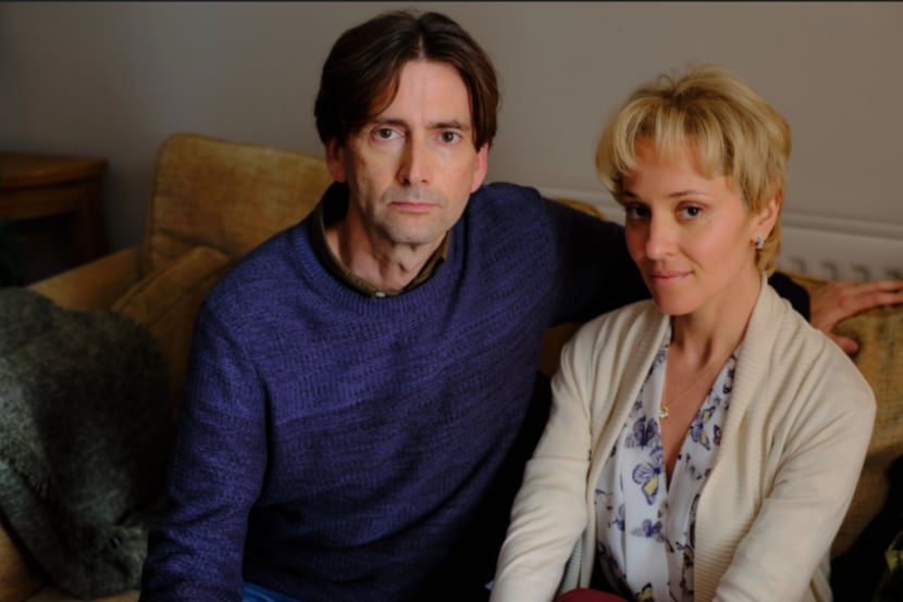 David Tennant e Margarita Levieva nella serie tv Litvinenko. 