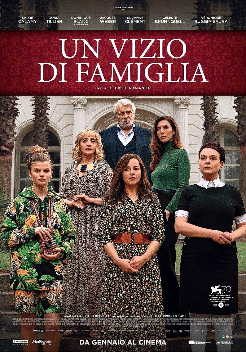 Un vizio di famiglia, il poster italiano del film.