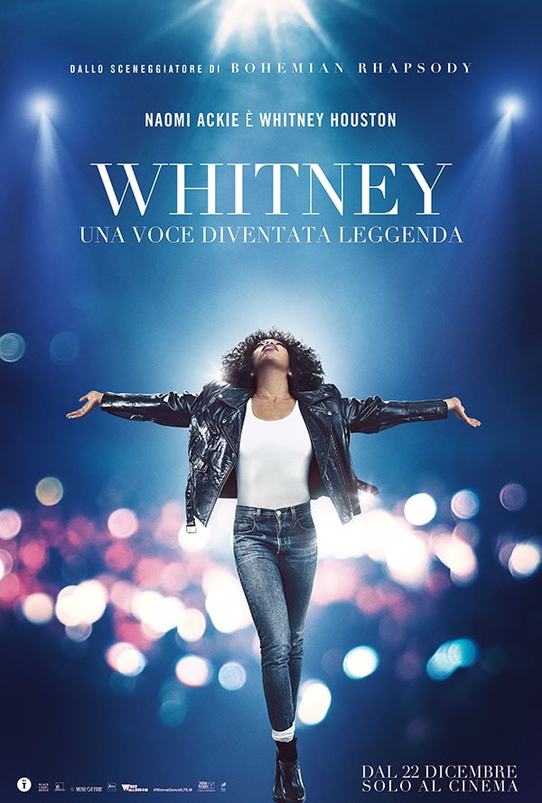 Il poster del film Whitney - Una voce diventata leggenda.