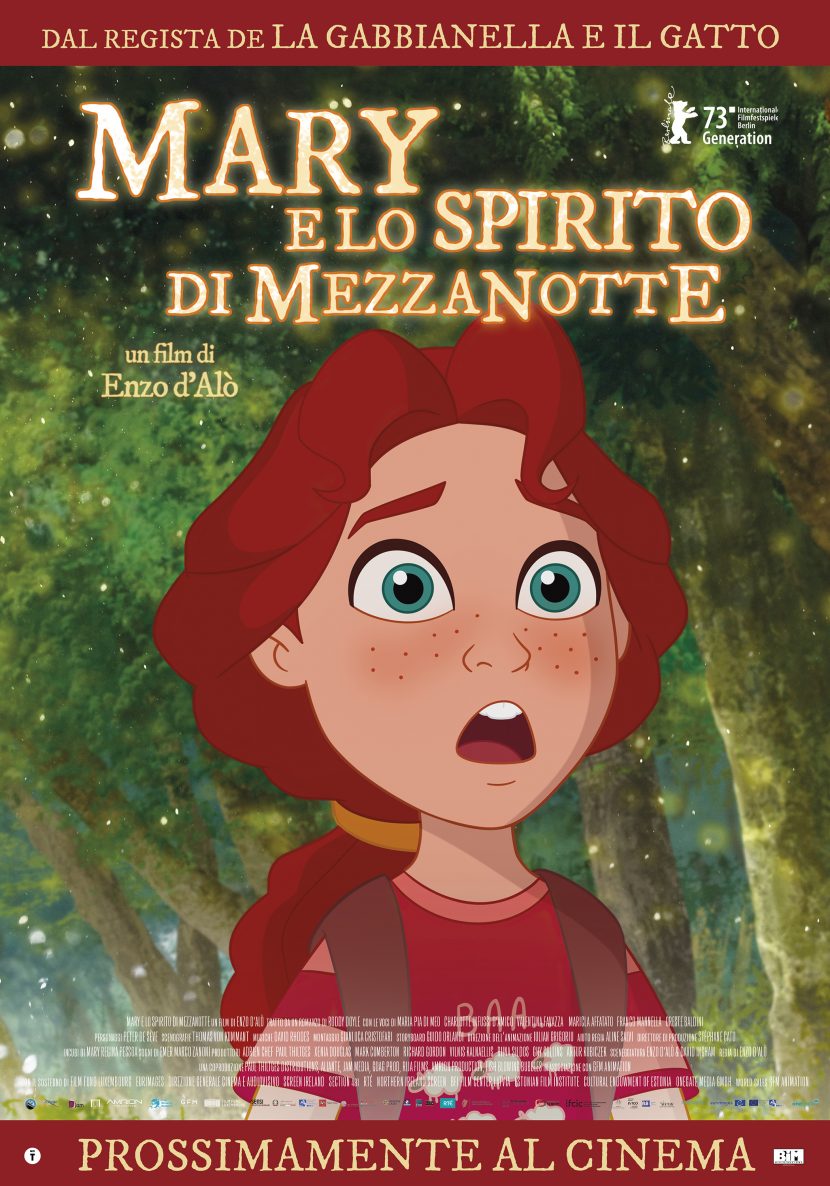 Il teaser poster del film Mary e lo Spirito di Mezzanotte.