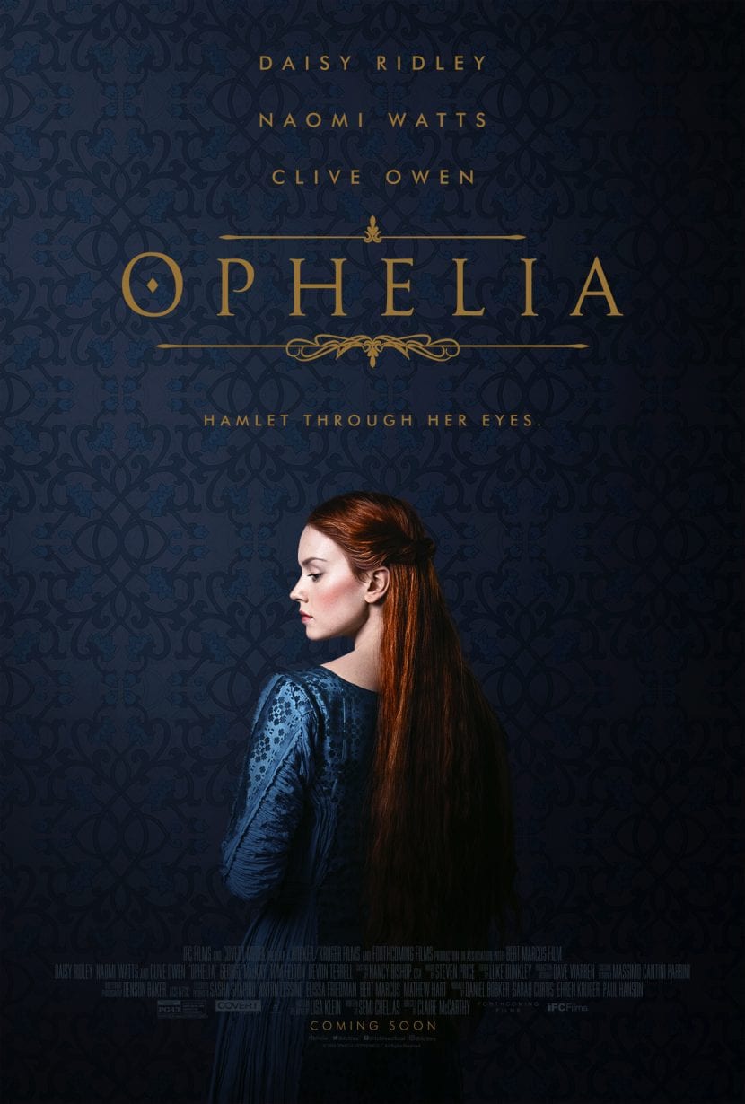 Il poster originale del film di Canale 5 Ophelia.