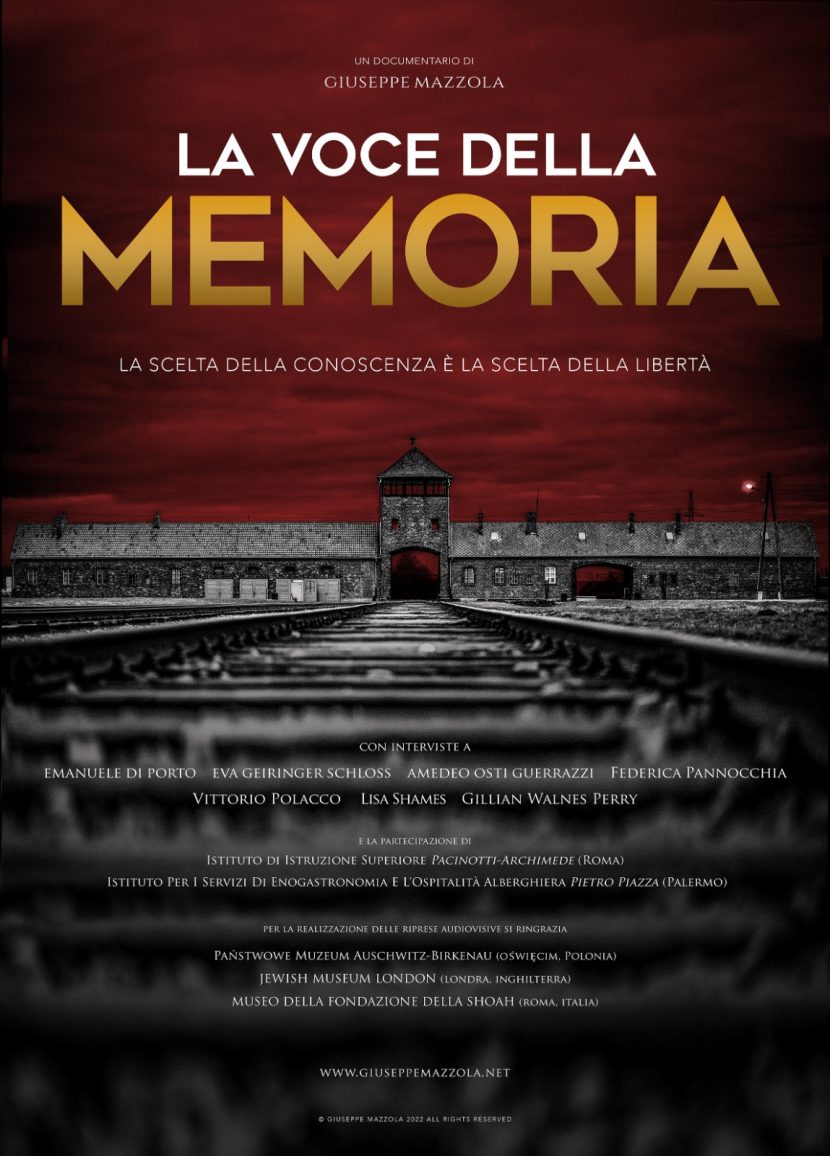 La locandina di La Voce della Memoria, il film di Giuseppe Mazzola.