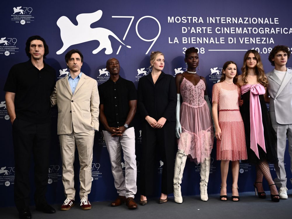 Il cast del film "Rumore Bianco" al Festival del Cinema di Venezia