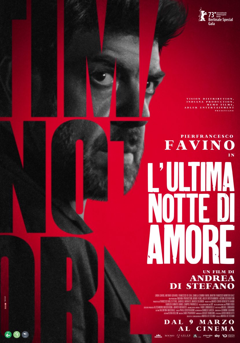 L'ultima notte di Amore, il poster del film.