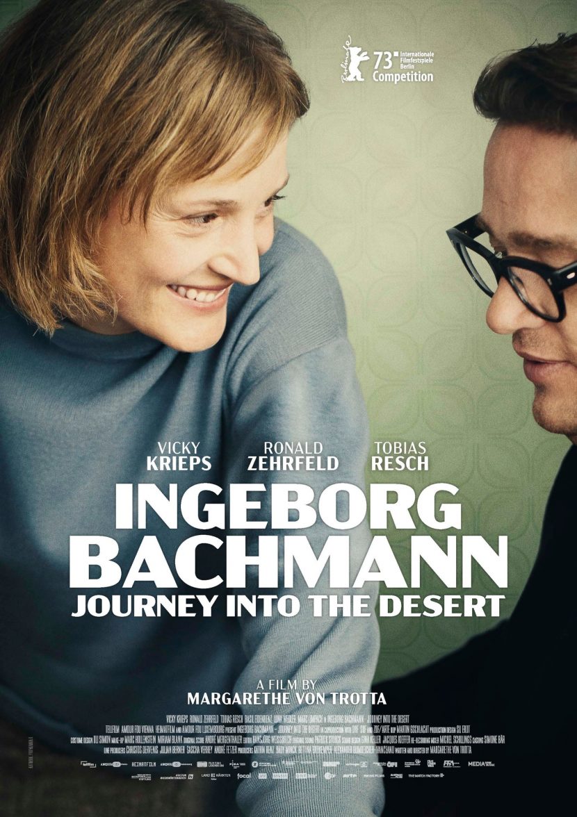 Il poster del film Ingeborg Bachmann – Journey into the Desert.