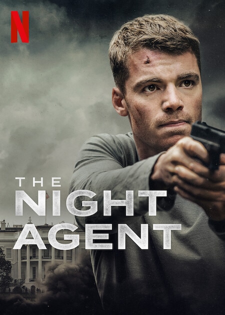 Il poster della serie tv Netflix The Night Agent.