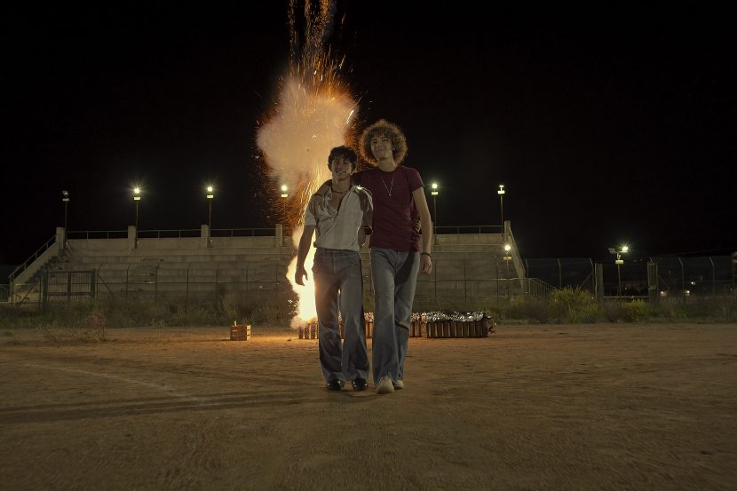 Samuele Segreto e Gabriele Pizzurro in una scena del film Stranizza d'amuri.