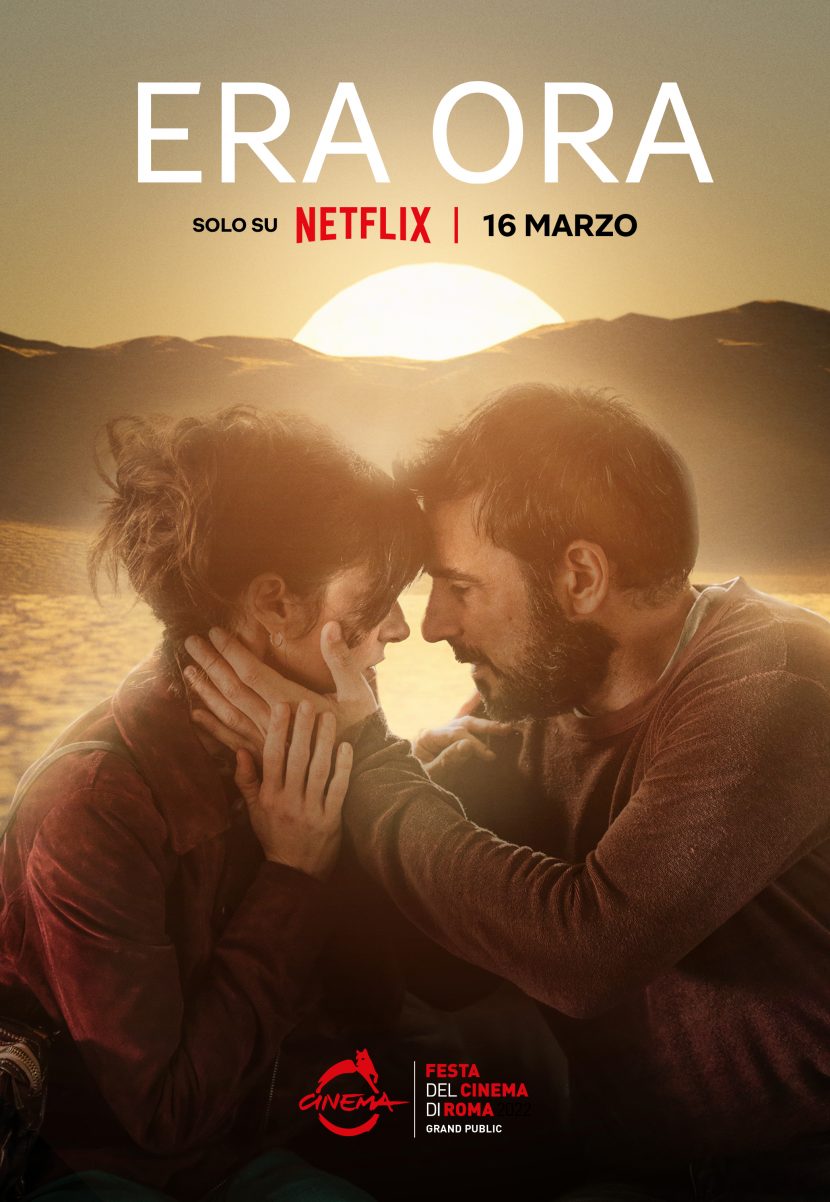 Il poster del film Netflix Era ora.