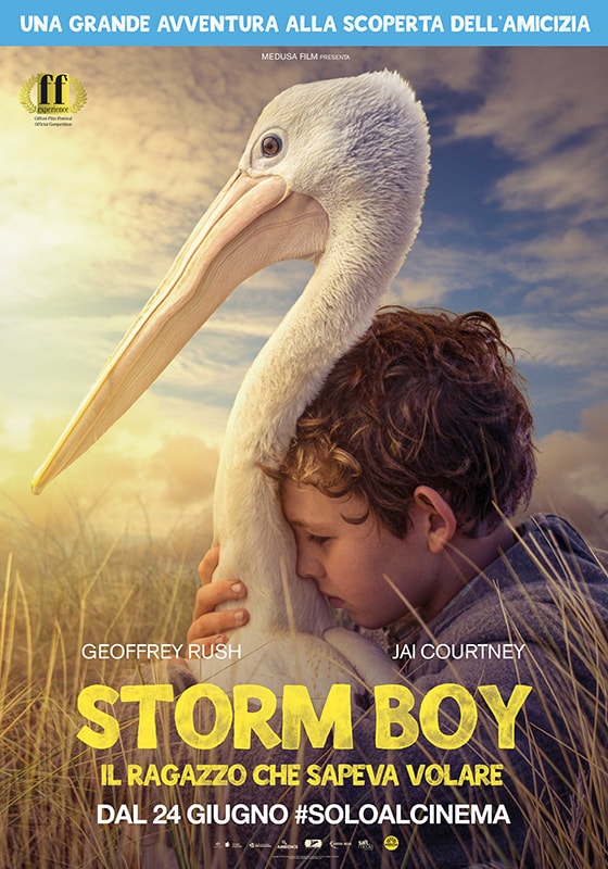 Il poster italiano del film Storm Boy - Il ragazzo che sapeva volare.