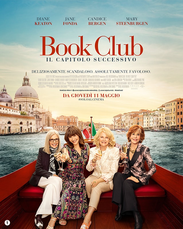 Il poster italiano del film Book Club - Il capitolo successivo.