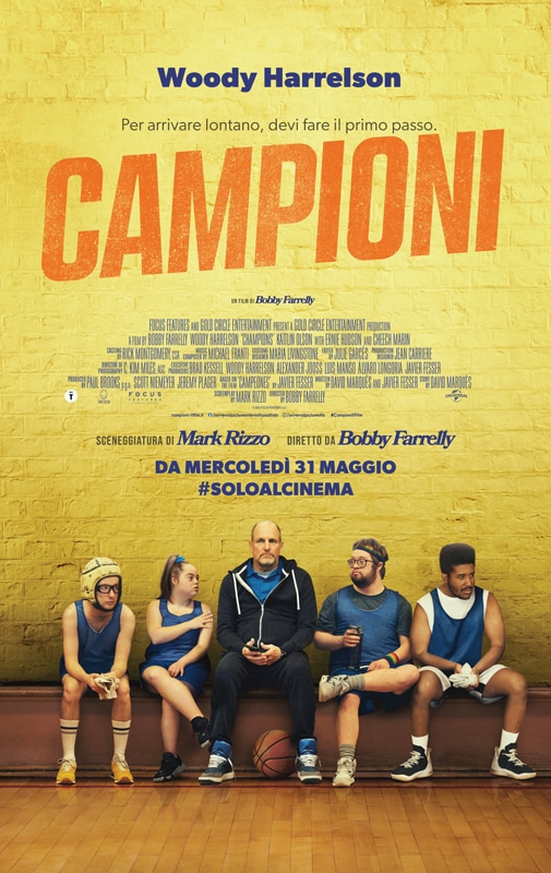 Il poster italiano del film Campioni.