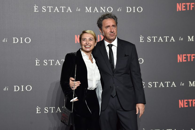 Daria D'Antonio con Paolo Sorrentino.