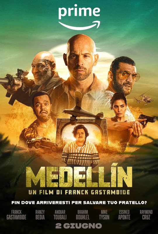 Il poster italiano del film Prime Video Medellin.