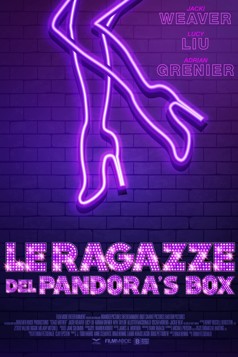 Il poster italiano del film Le ragazze del Pandora's Box.