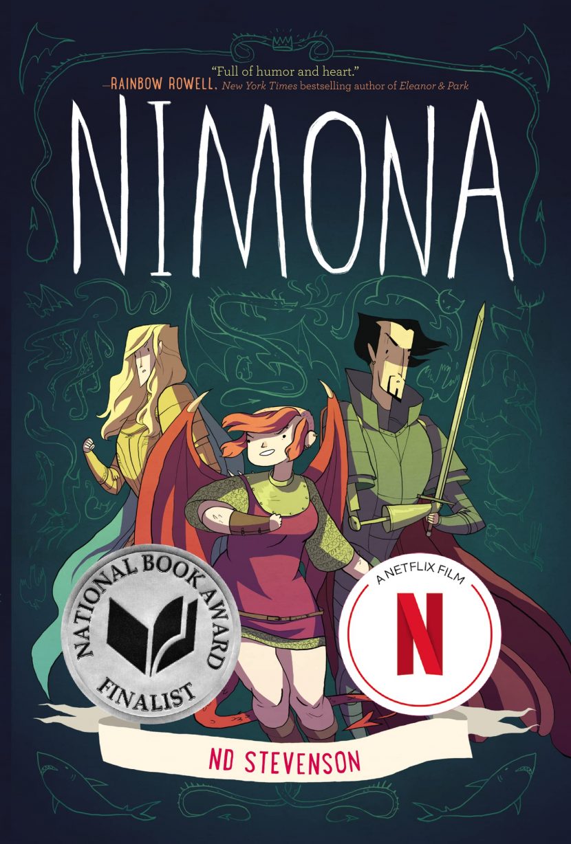 La cover della graphic novel Nimona.