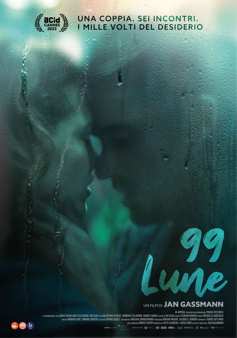 Il poster italiano del film 99 Lune.