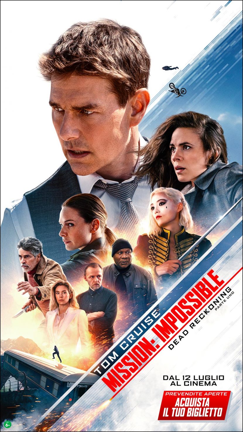 La locandina italiana del film Mission: Impossible – Dead Reckoning Parte Uno.