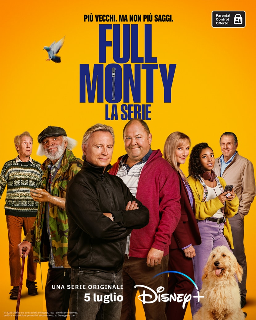 Il poster italiano di Full Monty - La serie.