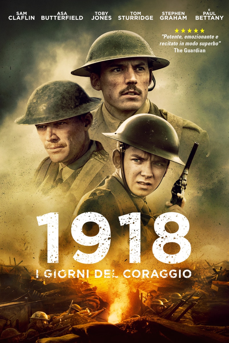 Il poster del film di Rai 3 1918 - I giorni del coraggio.