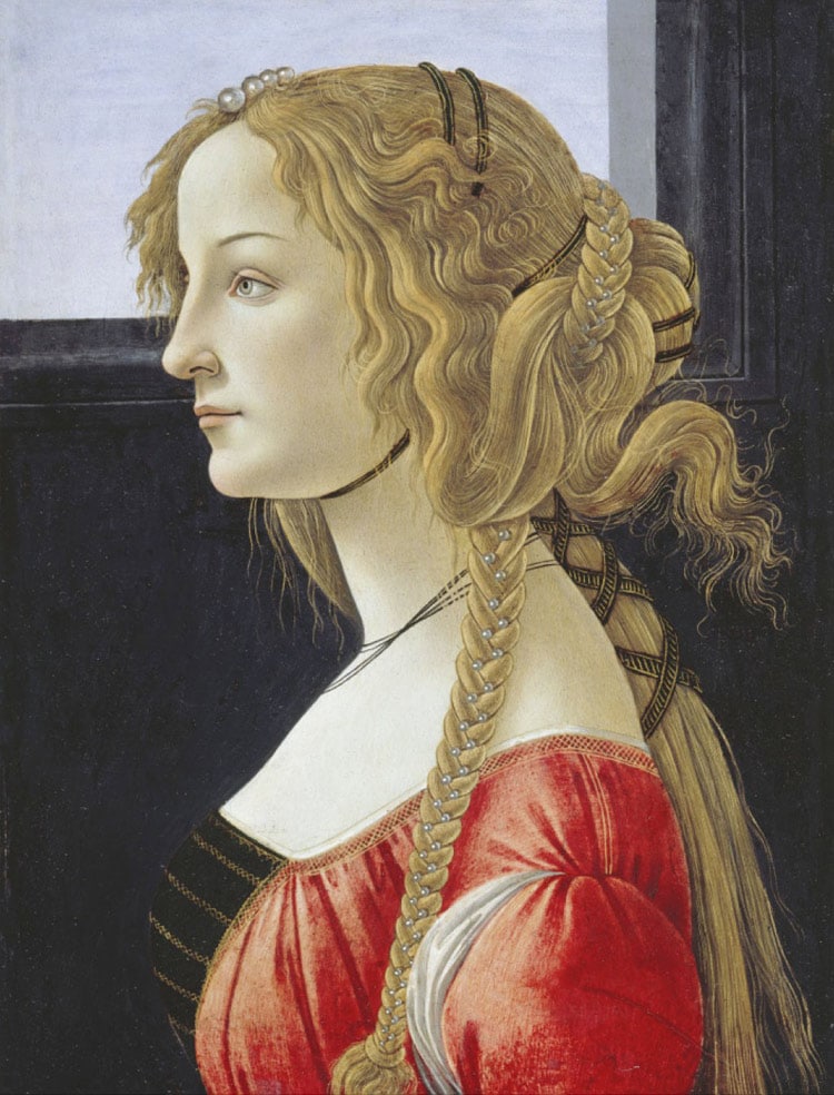 Il Ritratto di Dama di Sandro Botticelli.