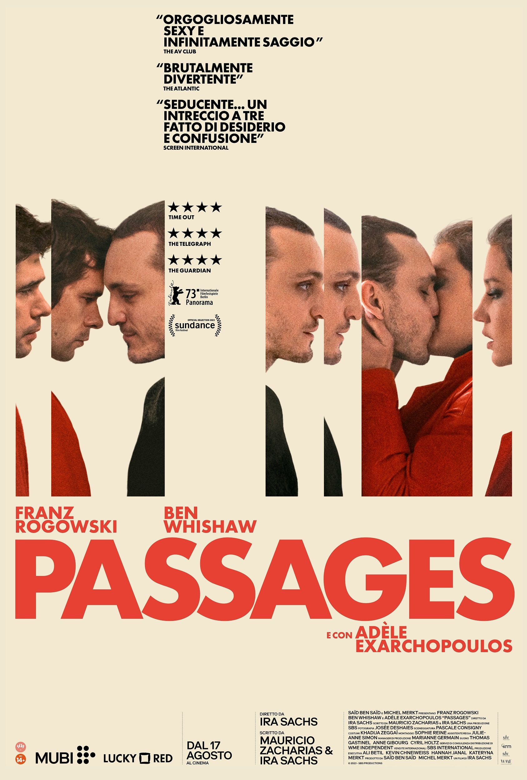 Passages, film Cielo: Trama, triangolo gay e donna, cast- The Wom