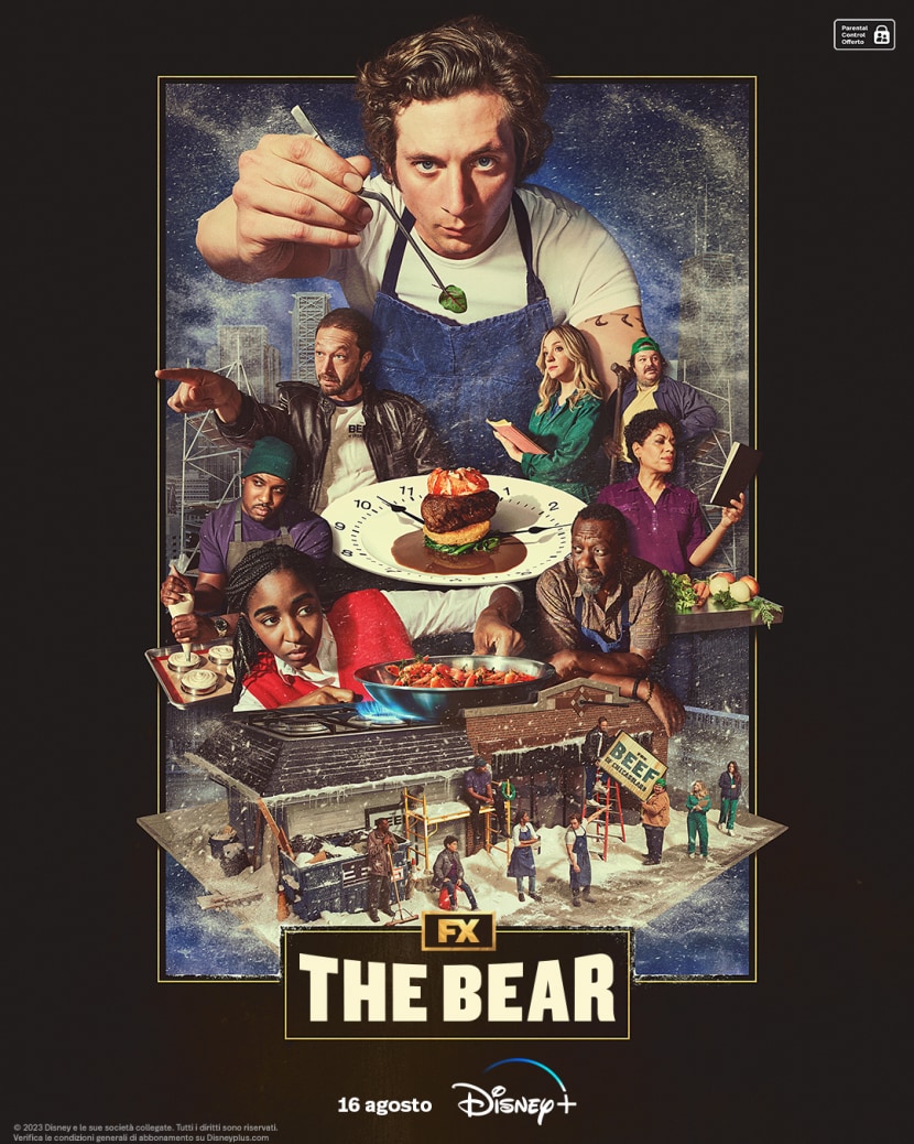 Il poster italiano della serie tv Disney+ The Bear 2.