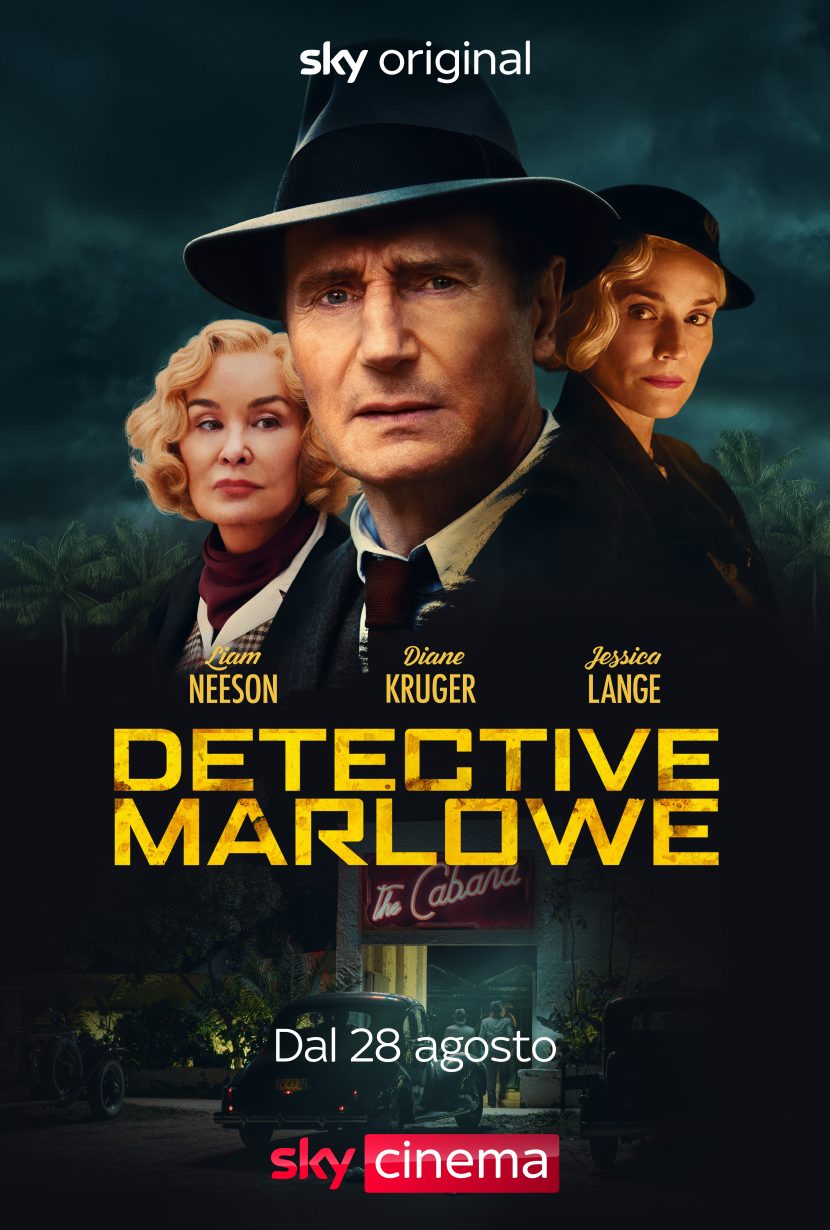 Il poster italiano del film Sky Detective Marlowe.