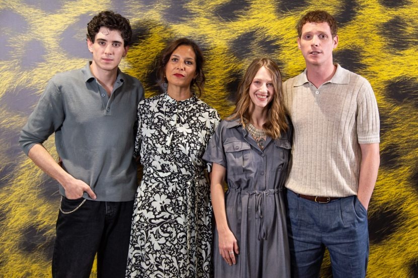 Nicolas Maupas, Laura Luchetti, Yile Yara Vianello e Alessandro Piavani al Festival di Locarno.