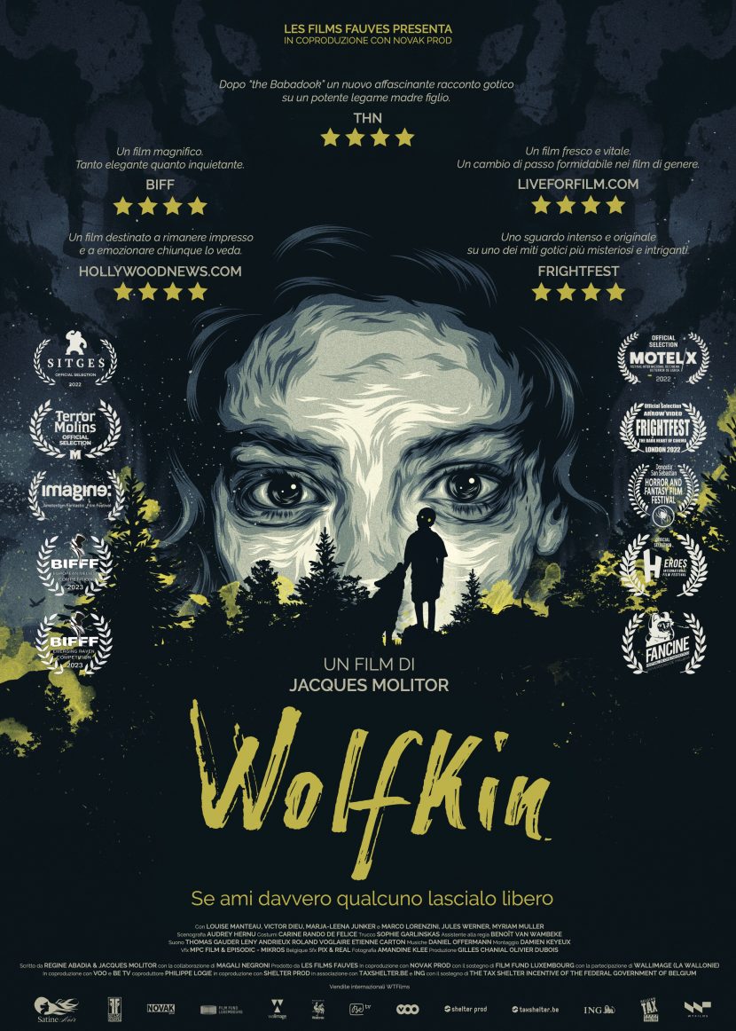 Il poster italiano del film Wolfkin.