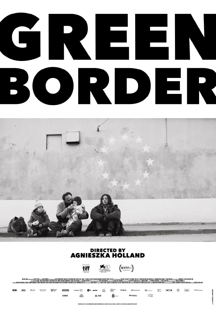 Il poster internazionale del film Green Border.