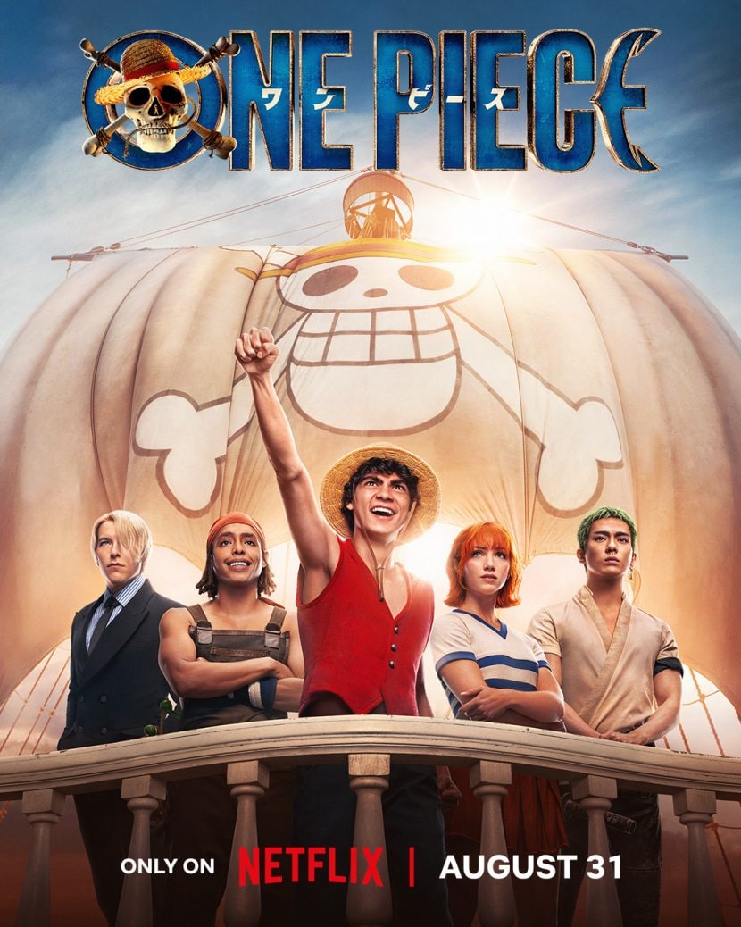 Il poster originale della serie tv Netflix One Piece.